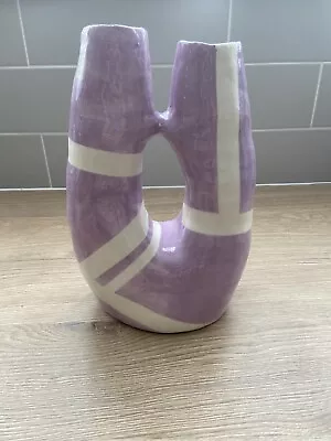 Buy Unique Hand Built Vase, Coiled And Glazed • 59£