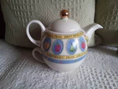 Buy Arthur Wood & Son Staffordshire “ Tea For One “ Tea Pot & Cup • 6.95£