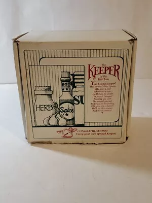 Buy Vintage Late 1980s Keeper Of The Kitchen From The Shenendoah Designs Collection • 24.03£
