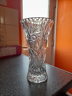 Buy Lead Crystal Vase Heavy • 15£