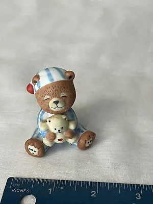 Buy Baby Bear Handpainted Porcelain Bronson Col Bear Miniature RARE Vintage VTG • 14.38£