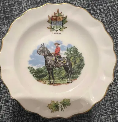Buy Vintage DUCHESS Bone China England - The Royal Canadian Mounted Police Saucer • 14.99£