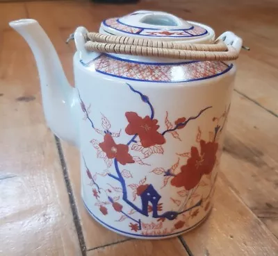 Buy Vintage Traditional Stanley Hand Painted In Hong Kong Teapot Flowers  • 19.99£