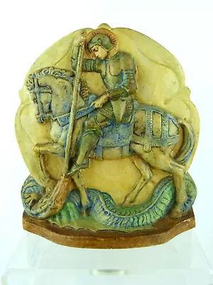 Buy Superb Compton Pottery Arts & Crafts George & Dragon Bookend By Mary Seton Watts • 375£