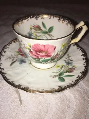 Buy Aynsley England Bone China #27 Cup And Saucer Gold Trim • 85.25£