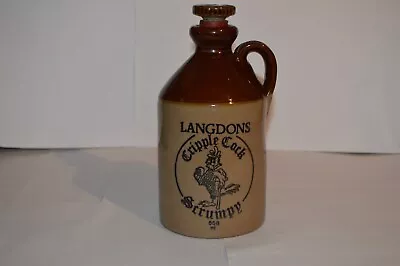 Buy Cripple Cock Langdons Scrumpy Cider Ceramic Bottle Stoneware Flagon Cornwall • 24.99£