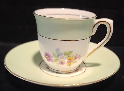 Buy Colclough Bone China Made In Longton Endland Cup And Saucer Demitasse Dresden • 14.38£