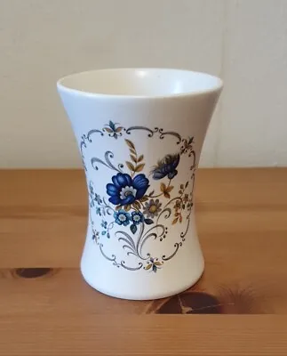 Buy Purbeck Ceramics Swanage  Blue Flower Design Vase. • 5£