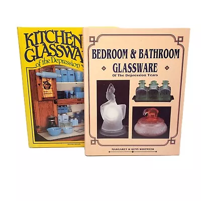 Buy Depression Glass Years Kitchen Bedroom Bathroom Glassware ID Value Book Lot X2 • 9.48£