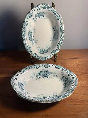 Buy Set Of 2 Vintage Alfred Meakin GLENMERE Oval Fruit/Dessert Bowls Semi Porcelain • 19.18£