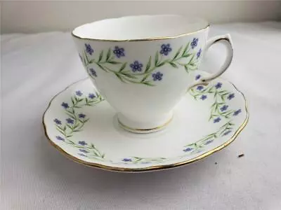 Buy = Royal Vale Bone China Made In England Tea Cup And Saucer B6C4 Floral Gold Trim • 16.12£