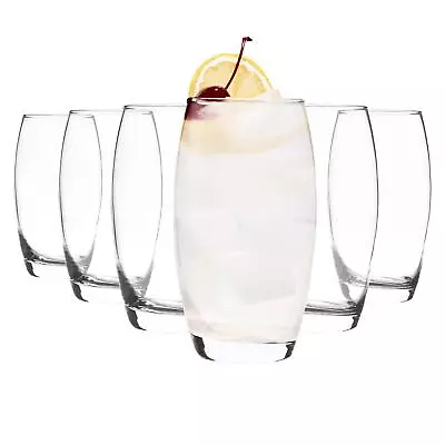 Buy 6x LAV Empire Highball Glasses Tall Glass Water Drinking Tumblers Set 510ml • 13£