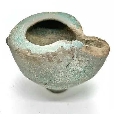 Buy Ancient Middle Eastern Islamic Clay Pottery Artifact Oil Lamp C. 900-1600AD - A • 31.53£
