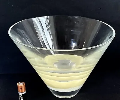 Buy Caithness Yellow Art Glass Bowl.  Very Heavy - 1.5K • 6.50£