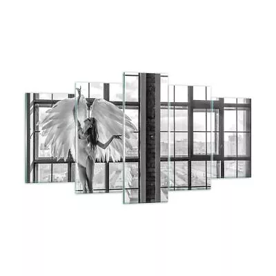 Buy Glass Print 160x85cm Wall Art Picture Woman Angel View Large Decor Image Artwork • 155.99£