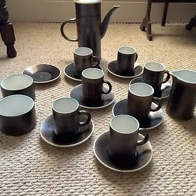 Buy Vintage Cinque Ports Pottery Monastery Rye Coffee Set 19 Pieces • 49.95£