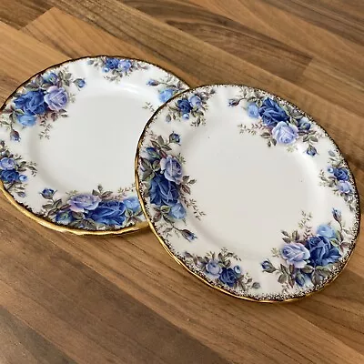 Buy 2 X Cups And 2 X Plates Royal Albert Moonlight Rose 1962 • 9.99£