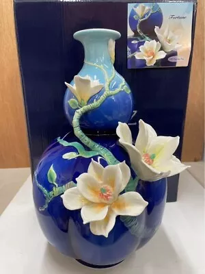 Buy Franz Collection Magnolia Vase Model# FZ0307 Fine Porcelain Vase New In Box 14  • 400.30£
