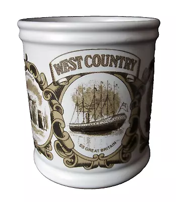 Buy Denby Pottery Regional Series ½ Pint Mug Depicting The West Country In Stoneware • 4.99£
