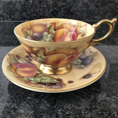 Buy Aynsley Orchard Gold Tea Cup And Saucer. VGC • 95£