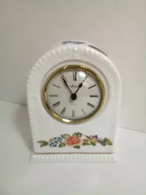 Buy Aynsley Cottage Garden China Clock 13cm • 10£