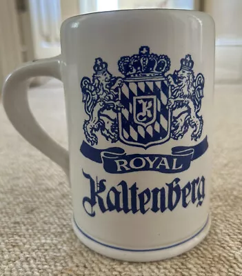 Buy Royal Kaltenburg Pottery Tankard, Blue And White, Bavaria • 2£