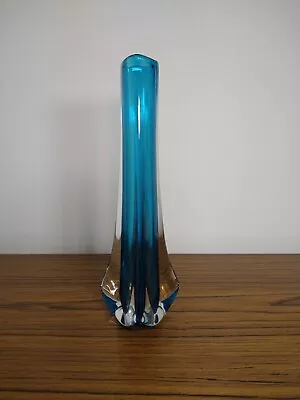Buy Whitefriars? Cased Kingfisher Blue Vase 24cm Tall • 25£