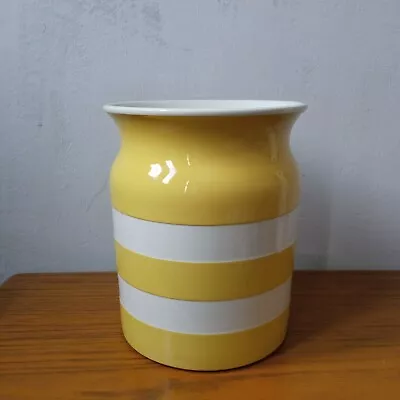 Buy Large Vintage 'Sunlit Yellow' TG Green Jar • 50£