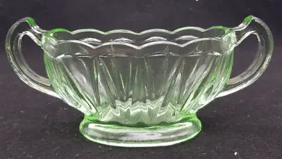 Buy Vintage Sowerby Style Pressed Glass Pale Green Small MANTEL Vase • 6.50£