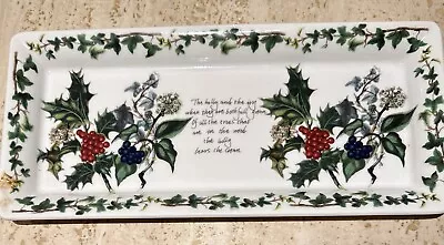 Buy Portmeirion The Holly And The Ivy Platter 30cm X 13.5 Cm • 4.99£