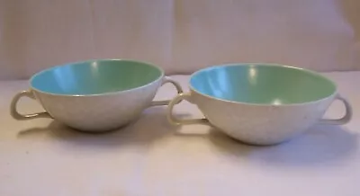 Buy Poole Pottery 2 Handled 5 Inch Bowl Grey Mottled With Tu In Excellent Condition  • 3.99£
