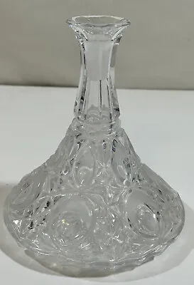 Buy MONARCH CRYSTAL -Rosa- W. Germany, Blown Glass Ship Decanter. Cut Floral. VGC • 28.95£