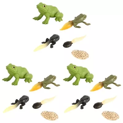 Buy  3 Sets Growth Ornaments Display Models Adorable Animal Decorations Educational • 17.49£