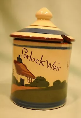 Buy Longpark Pottery Cottage Jam Pot From Porlock Weir Very Good Condition • 8£