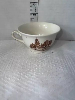Buy Vintage Swinnertons Staffordshire England THE FERRY BROWN  - CUP ONLY • 7.79£