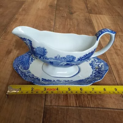 Buy Spode Italian Gravy Boat And Saucer GOOD CONDITION  • 12£