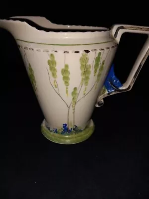 Buy Burleigh Ware Hand Painted Middle Sized Custard Zenith Shaped Jug • 35£