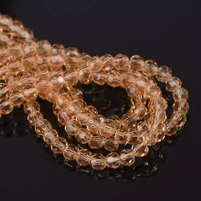 Buy 200pcs 3mm Round Faceted Ball Crystal Glass Loose Spacer Beads Lot Wholesale • 3.06£