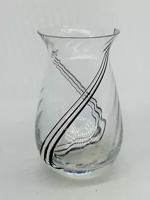 Buy Caithness Glass Vase Large 15.5cm Purple And White Swirl • 14£