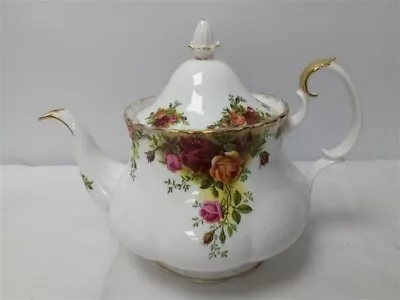 Buy Royal Albert Old Country Roses Bone China Teapot • 7.99£