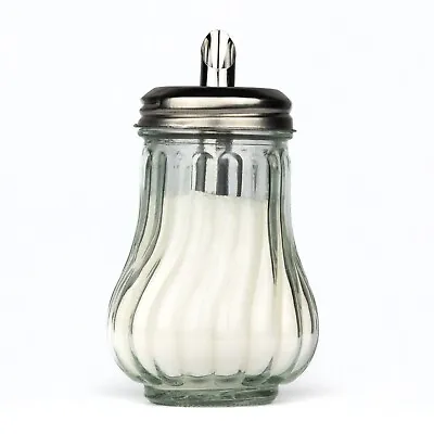 Buy Glass Sugar Dispenser Pourer, Retro Style Sugar Jar Decanter Cafe Bistro Shaker • 6.85£