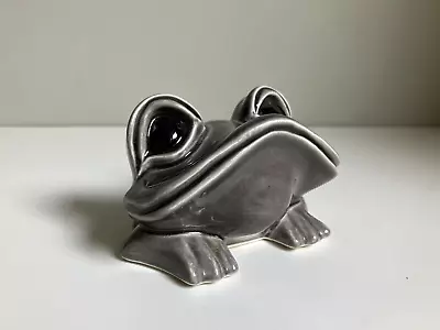Buy Vintage Arnels Usa Ceramic Comic Frog Figurine Grey Glaze • 35£