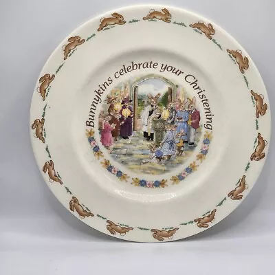 Buy Vintage ‘royal Doulton’ ‘bunnykins’ Christening Plate. 1991 • 11.99£