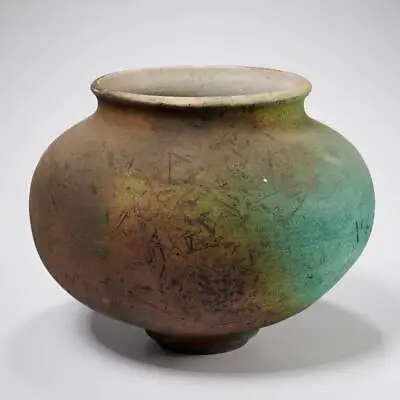 Buy Bonnie Lynch Saggar Pit Fired Ceramic Unglazed Primitive Style Planter Pot 11.5  • 331.92£