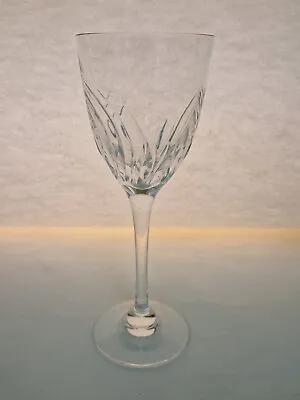 Buy ROYAL BRIERLEY CRYSTAL ~SWIRL CUT DESIGN ON BOWL~ 7¼  Smooth Stem Wine Glass • 15£