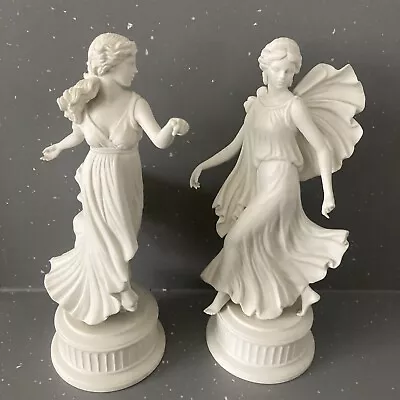 Buy WEDGWOOD THE DANCING HOURS Figurine Pair Of ,Vintage English Pottery Ltd Edition • 140£