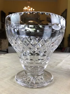 Buy Antique Early C20th Cut Glass Bowl Vase 6” Tall 6” Top Width  • 15£