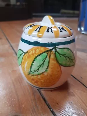 Buy Vintage Marmalade Pot With Lid By Toni Raymond. • 5.99£
