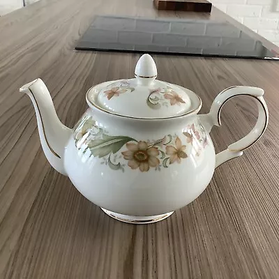 Buy Vintage Duchess Bone China Greensleeves Small Teapot 1  1/4 Pint • 12£