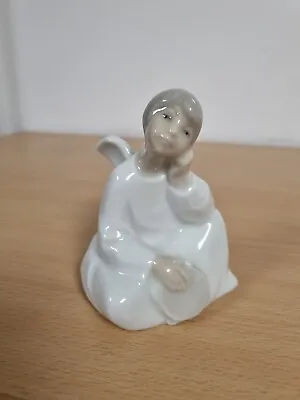 Buy Lladro Porcelain Sitting Boy Angel Figurine Vintage Collectible 4  • 14.90£